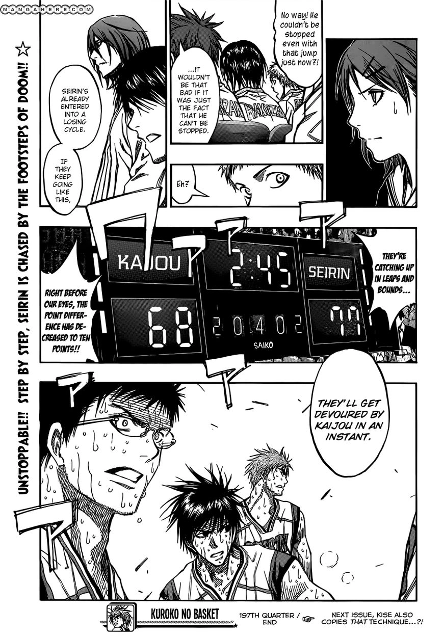 Kuroko no Basket - Replace Plus Chapter 197 page 19 - 