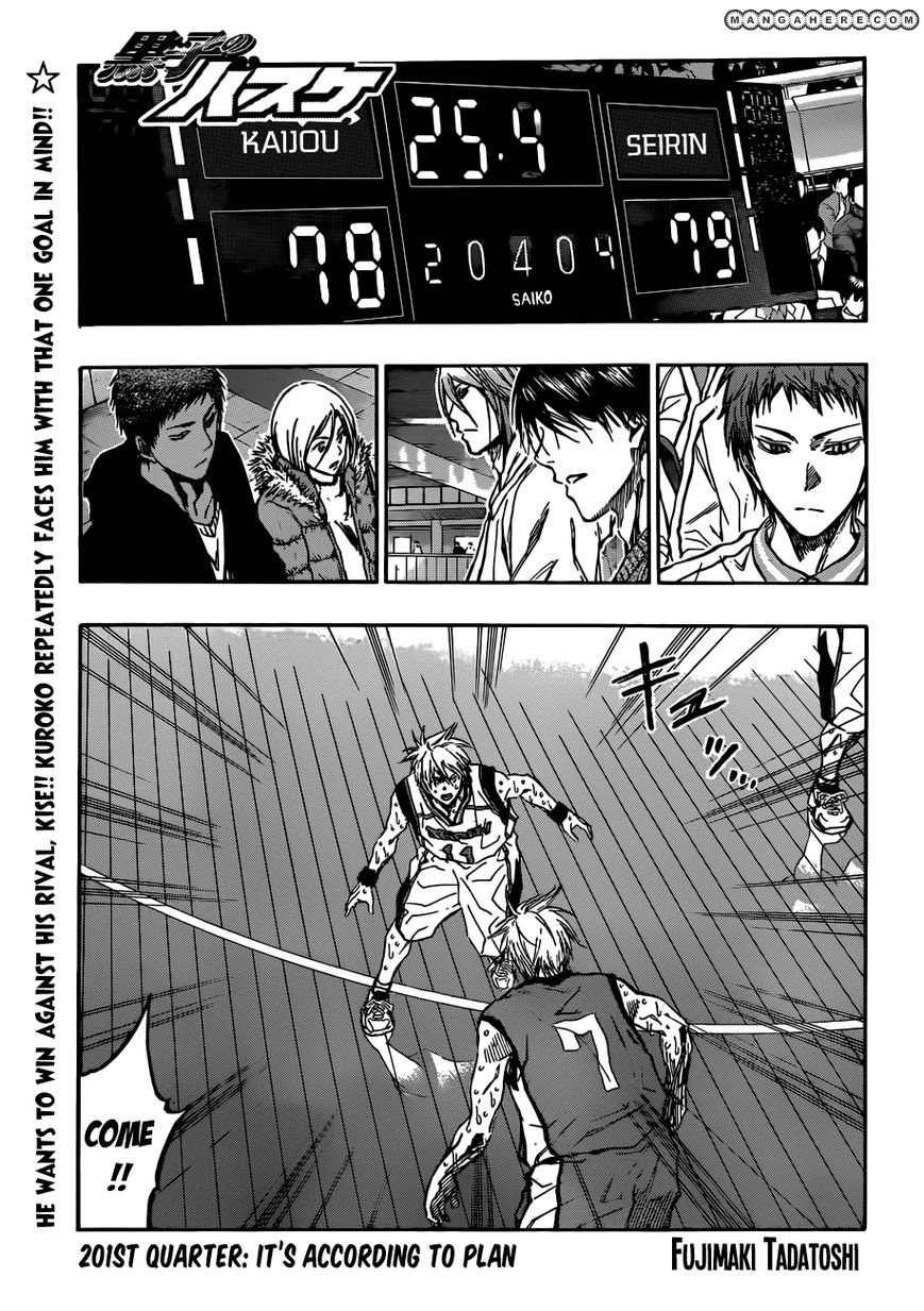 Kuroko no Basket - Replace Plus Chapter 201 page 2 - 