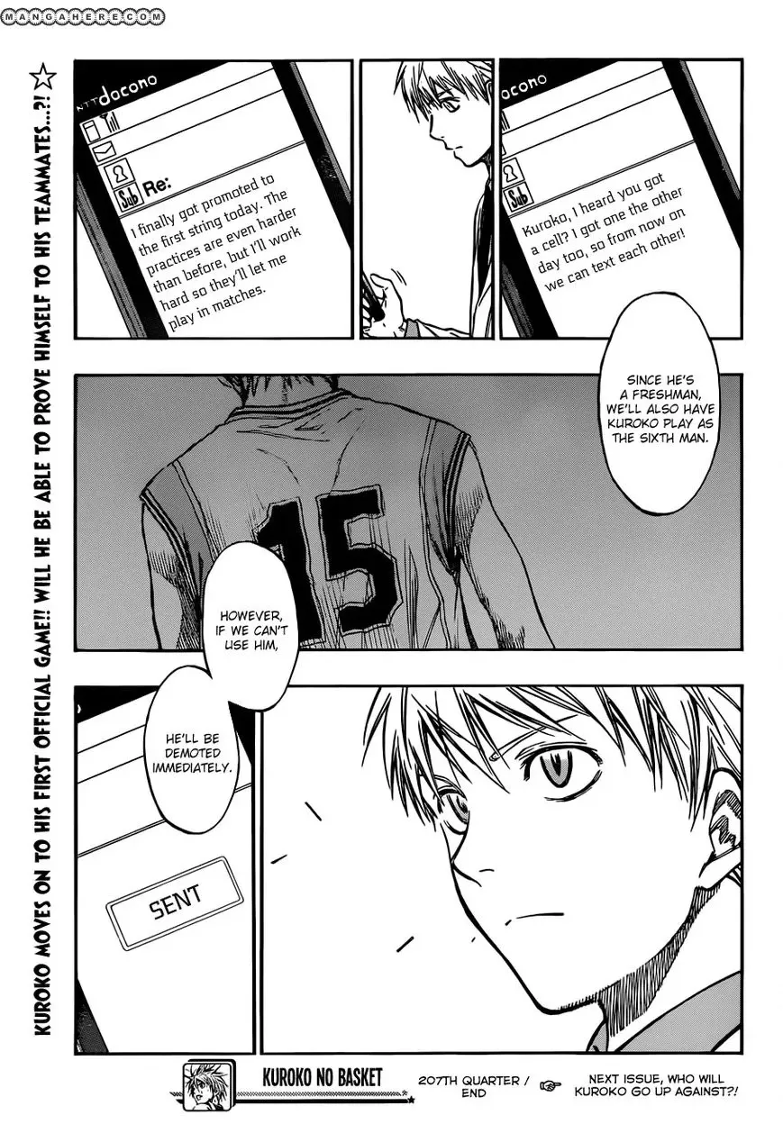 Kuroko no Basket - Replace Plus Chapter 207 page 20 - 