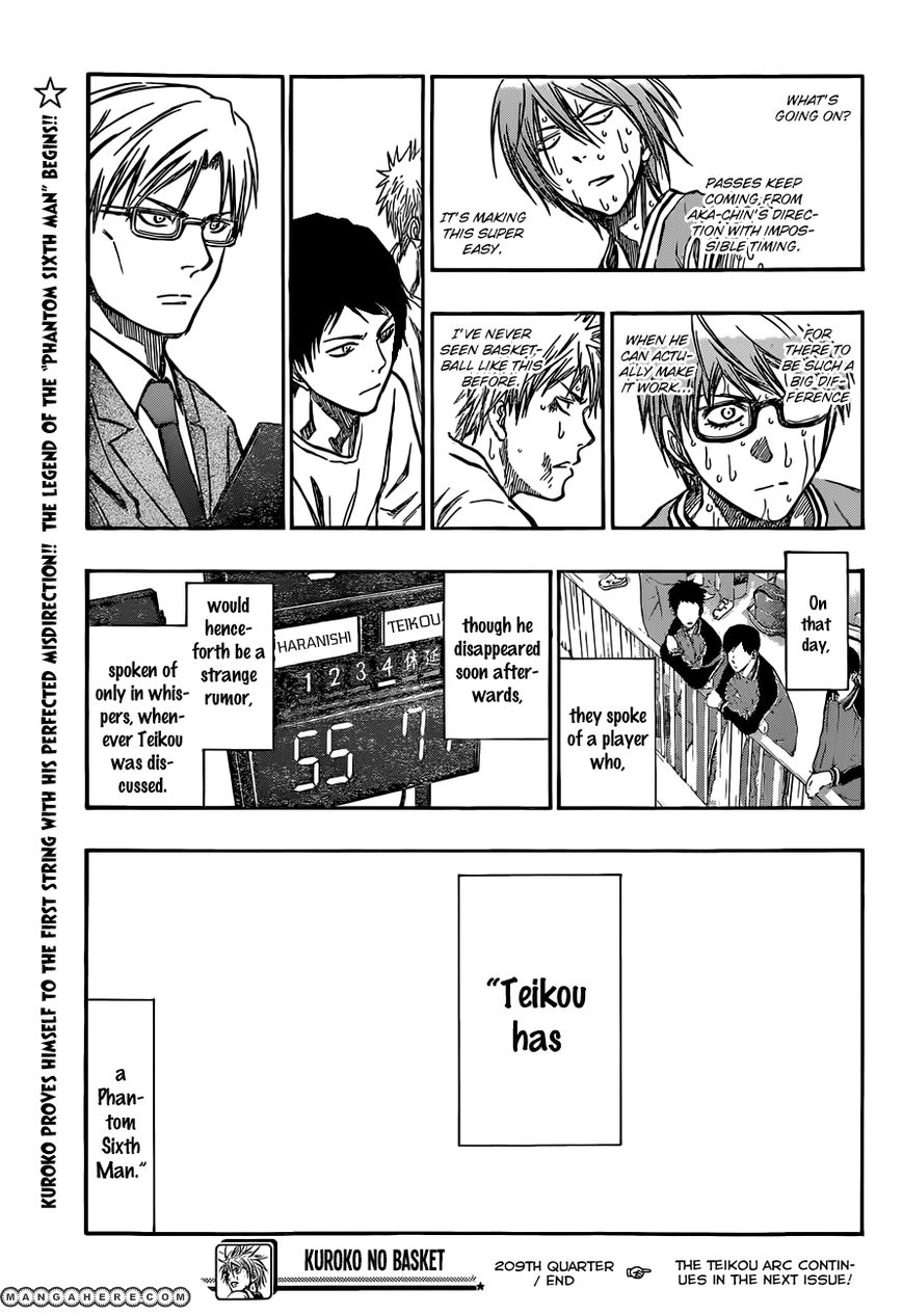 Kuroko no Basket - Replace Plus Chapter 209 page 21 - 
