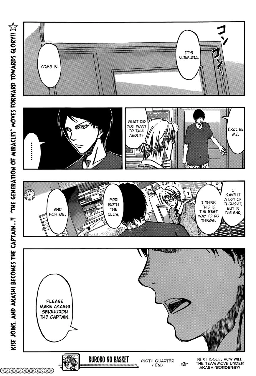Kuroko no Basket - Replace Plus Chapter 210 page 21 - 