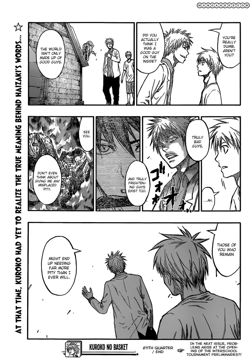 Kuroko no Basket - Replace Plus Chapter 211 page 21 - 