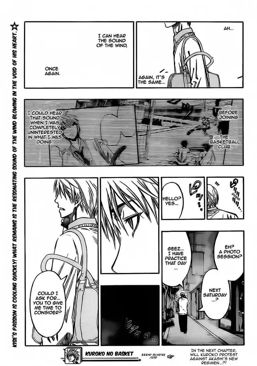 Kuroko no Basket - Replace Plus Chapter 222 page 20 - 