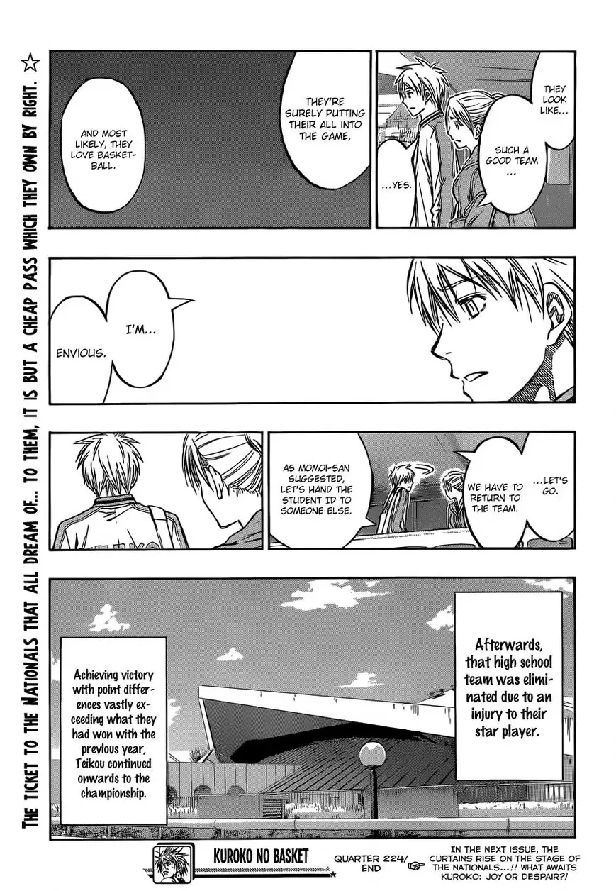 Kuroko no Basket - Replace Plus Chapter 224 page 20 - 