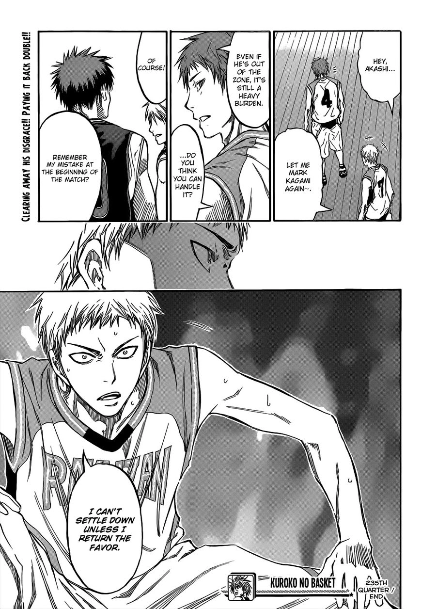 Kuroko no Basket - Replace Plus Chapter 235 page 21 - 