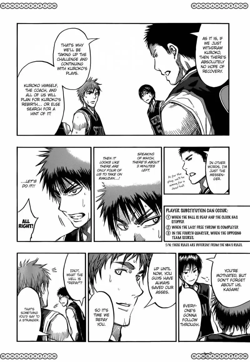 Kuroko no Basket - Replace Plus Chapter 237 page 10 - 