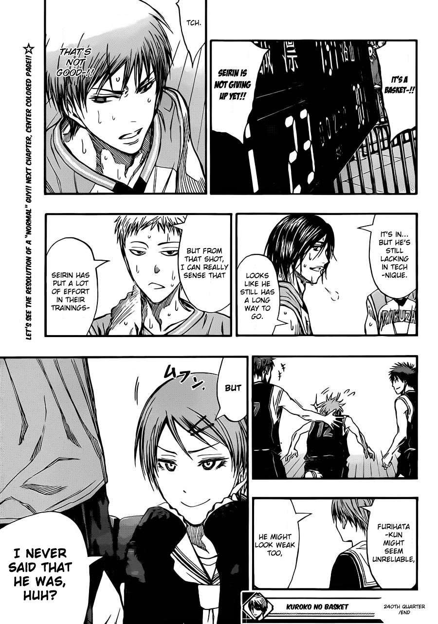 Kuroko no Basket - Replace Plus Chapter 240.1 page 21 - 