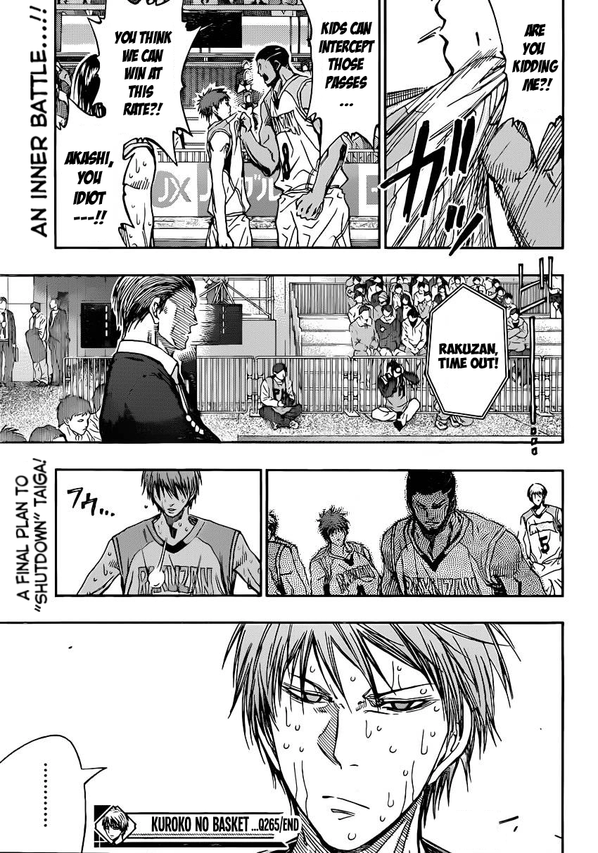 Kuroko no Basket - Replace Plus Chapter 265 page 18 - 