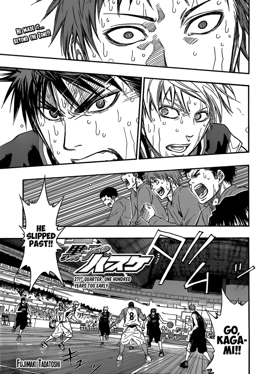 Kuroko no Basket - Replace Plus Chapter 271 page 2 - 