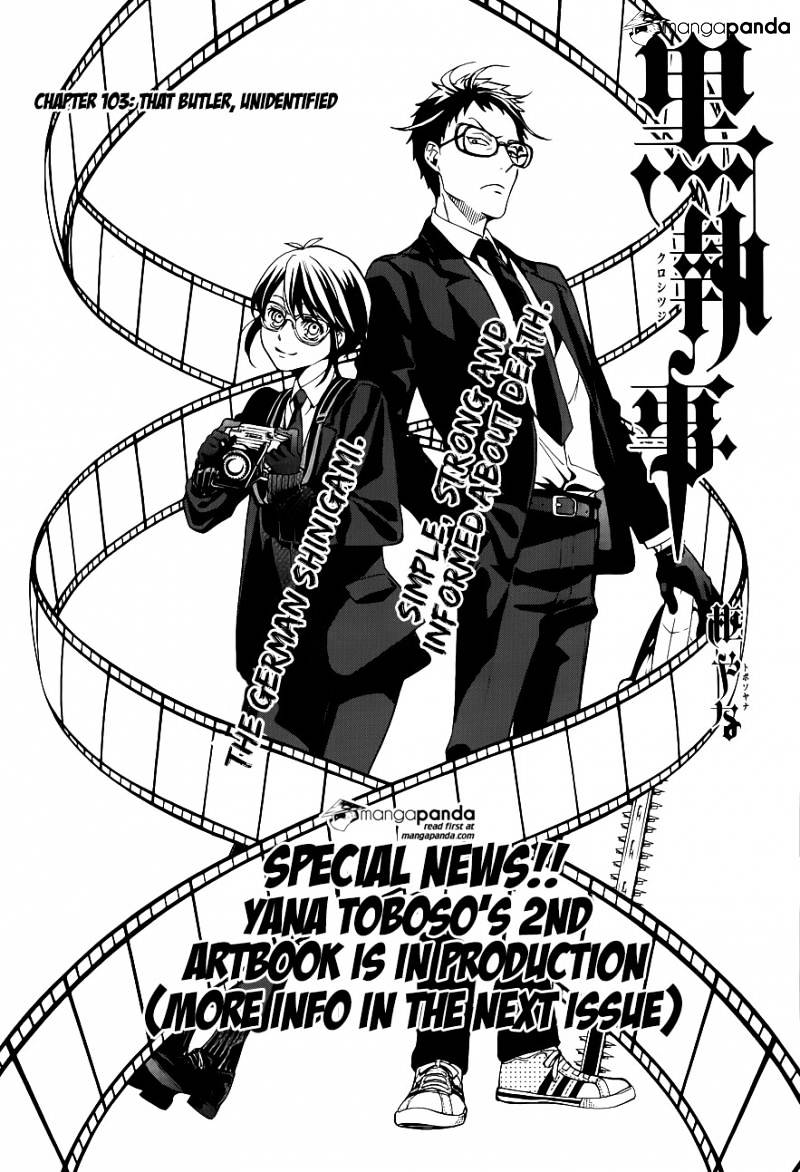 Read Kuroshitsuji chapter 103 image 0 on Lezhin