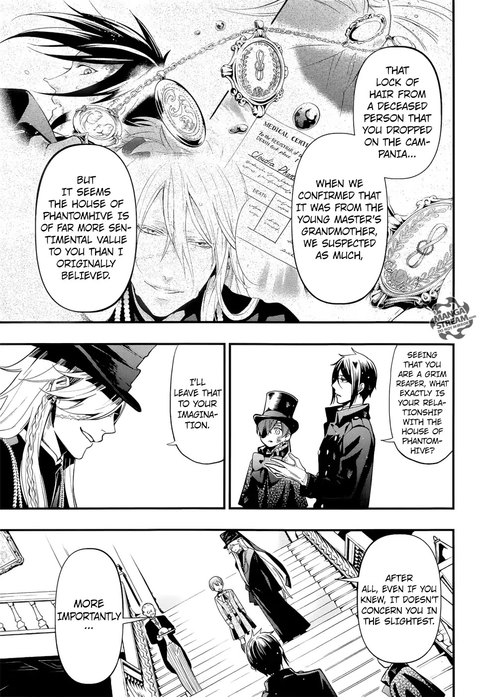 Read Kuroshitsuji chapter 141 image 4 on Lezhin