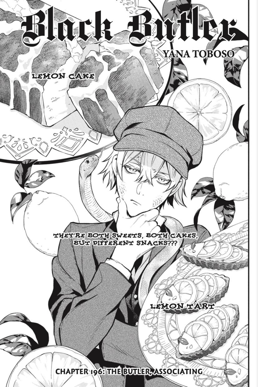 Read Kuroshitsuji chapter 196 image 3 on Lezhin