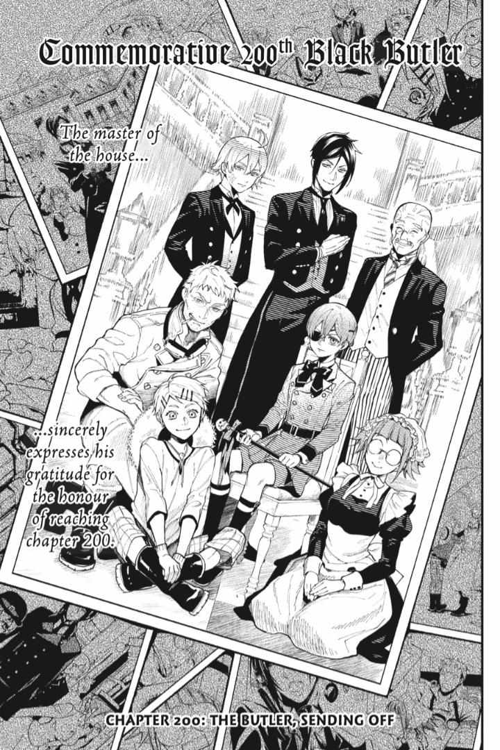 Read Kuroshitsuji chapter 200 image 1 on Lezhin