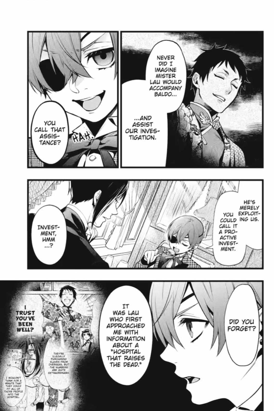 Read Kuroshitsuji chapter 212 image 6 on Lezhin