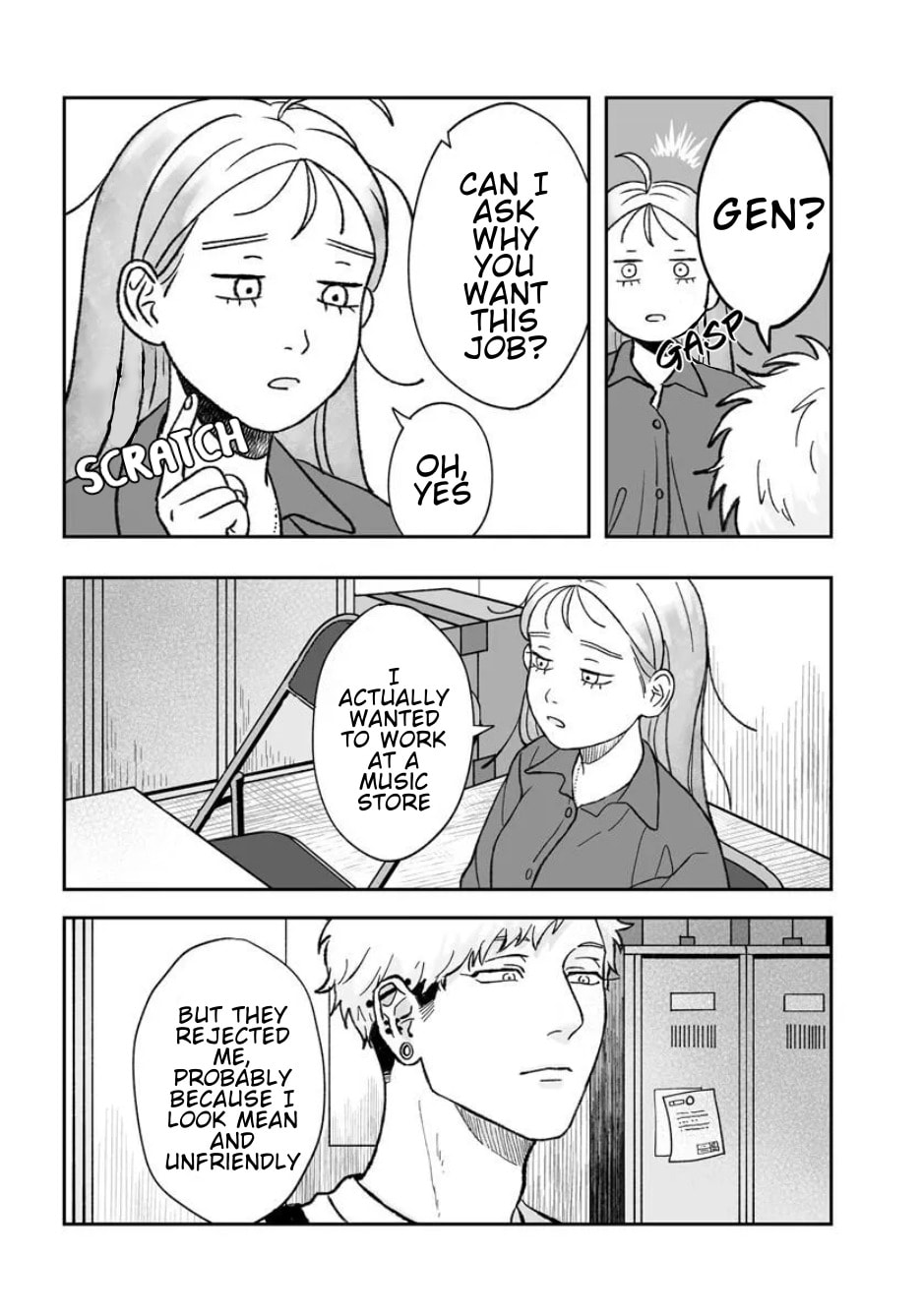 Kuso Baito Kanade Chapter 1 page 11 - 