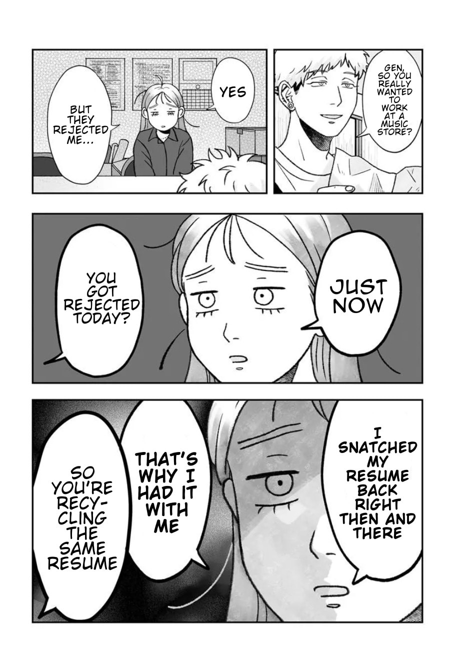 Kuso Baito Kanade Chapter 1 page 13 - 