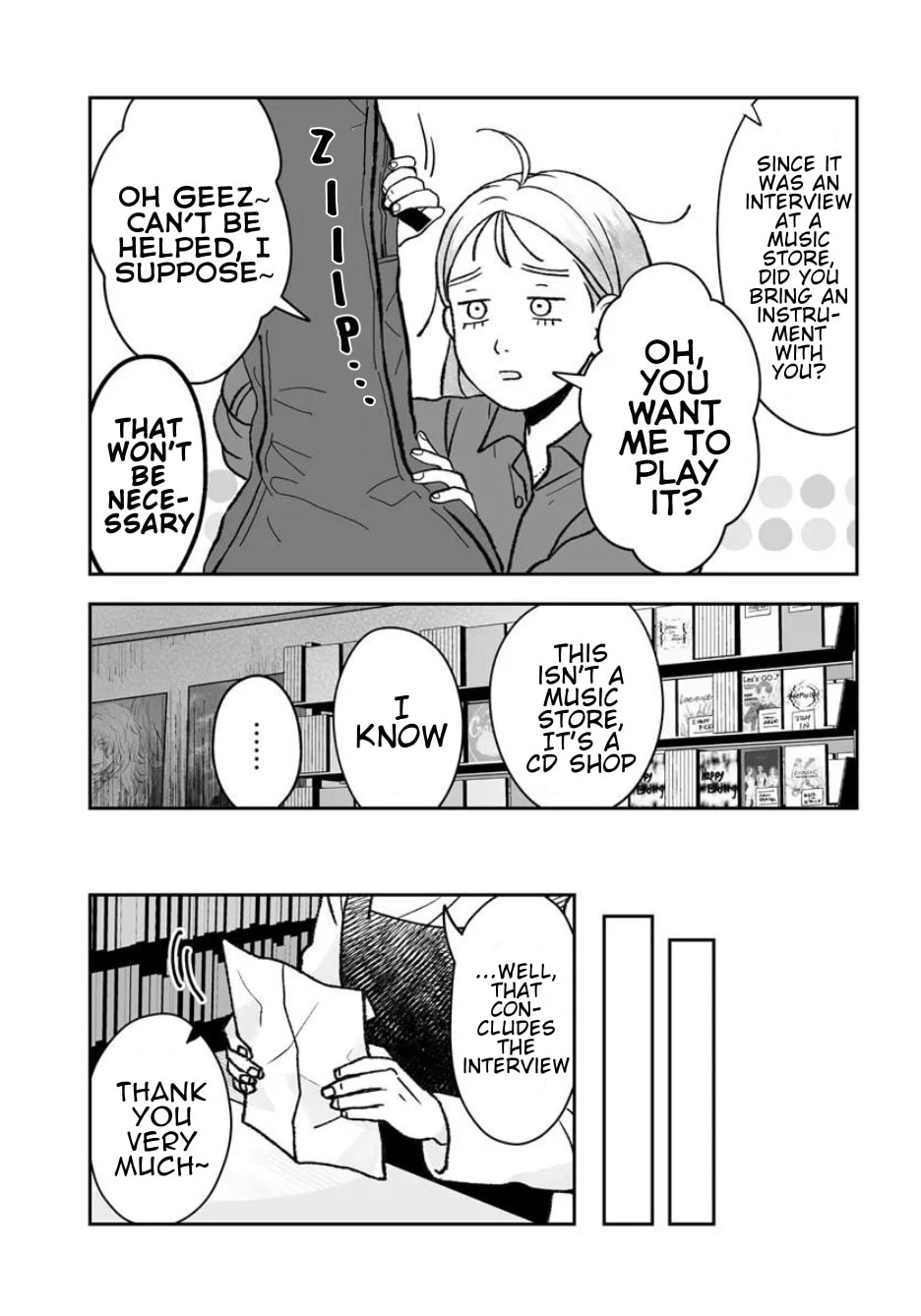 Kuso Baito Kanade Chapter 1 page 14 - 
