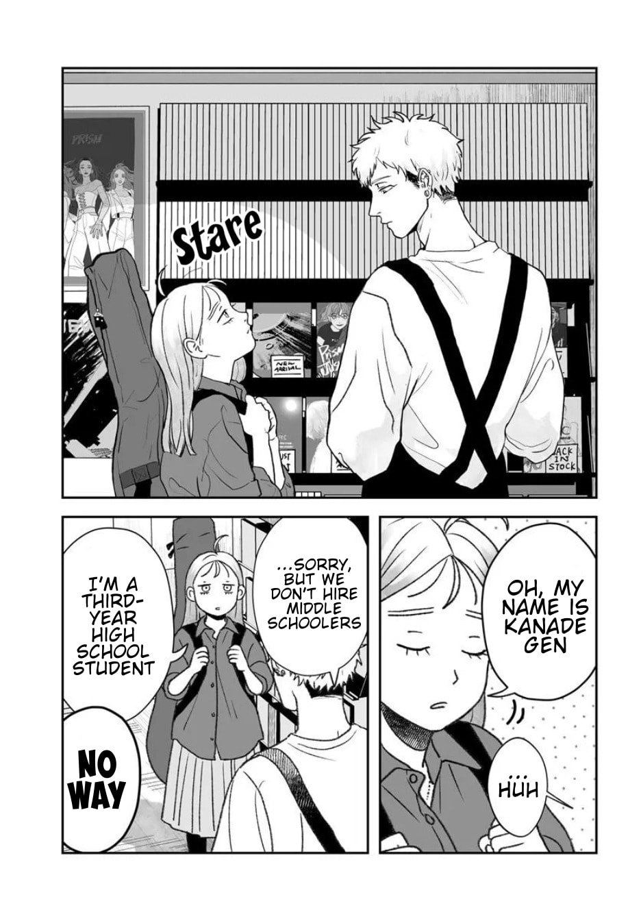 Kuso Baito Kanade Chapter 1 page 4 - 