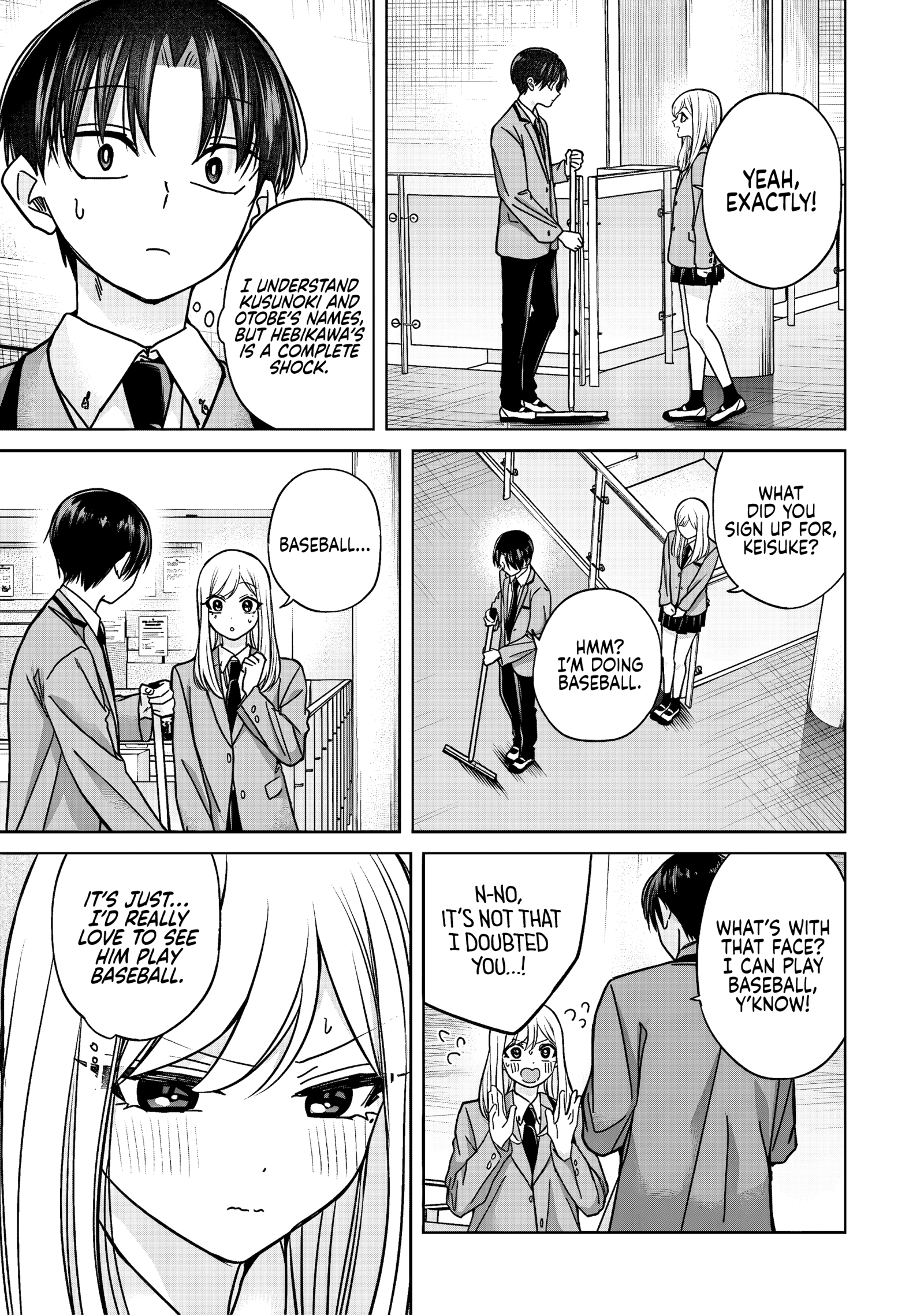 Kusunoki's Flunking Her High School Glow-Up Chapter 57 page 11 - 
