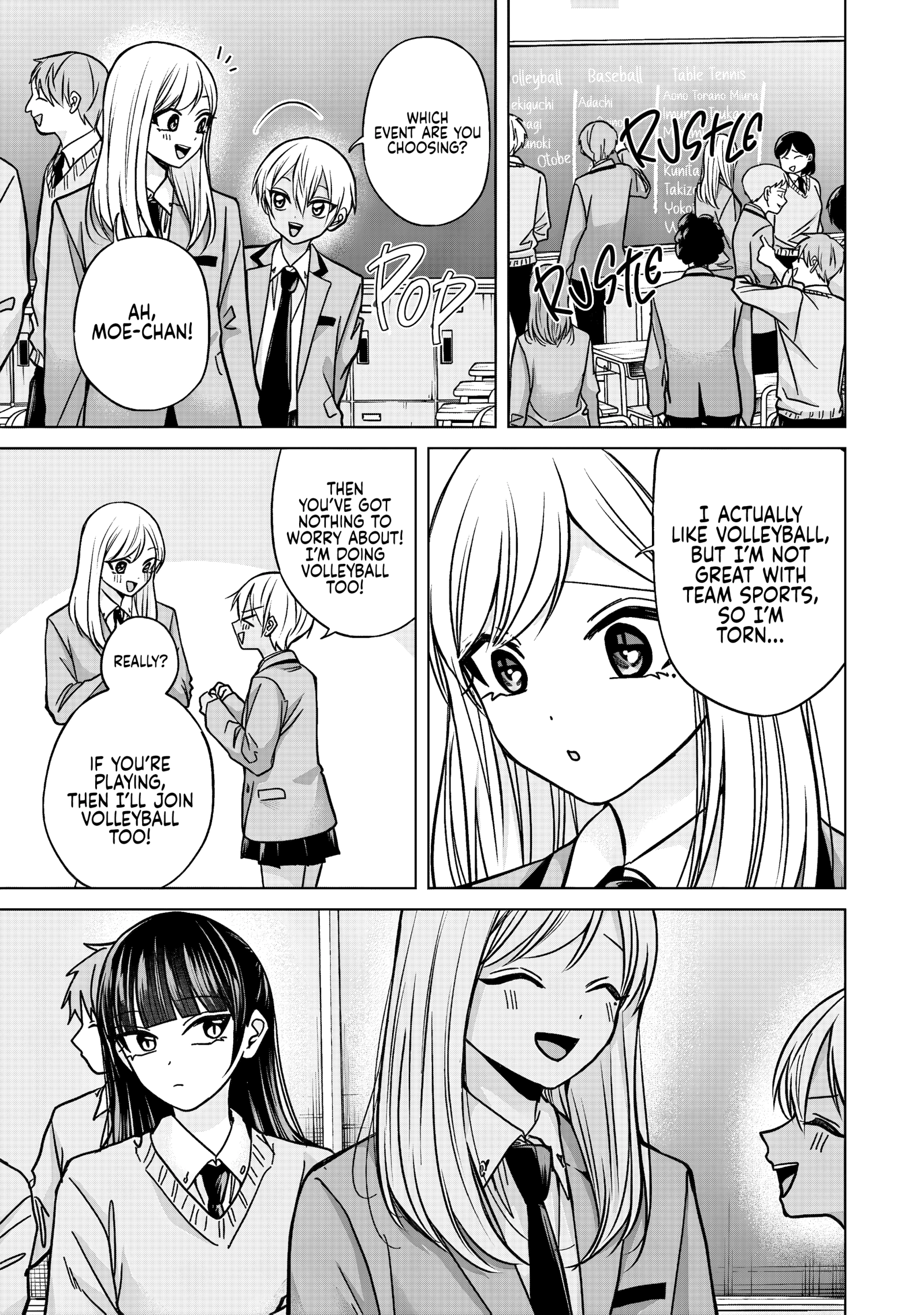 Kusunoki's Flunking Her High School Glow-Up Chapter 57 page 3 - 