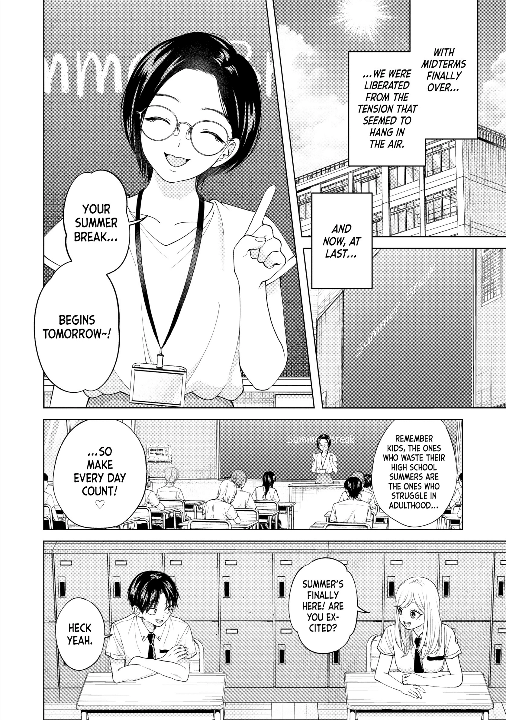 Kusunoki's Flunking Her High School Glow-Up Chapter 21 page 2 - 