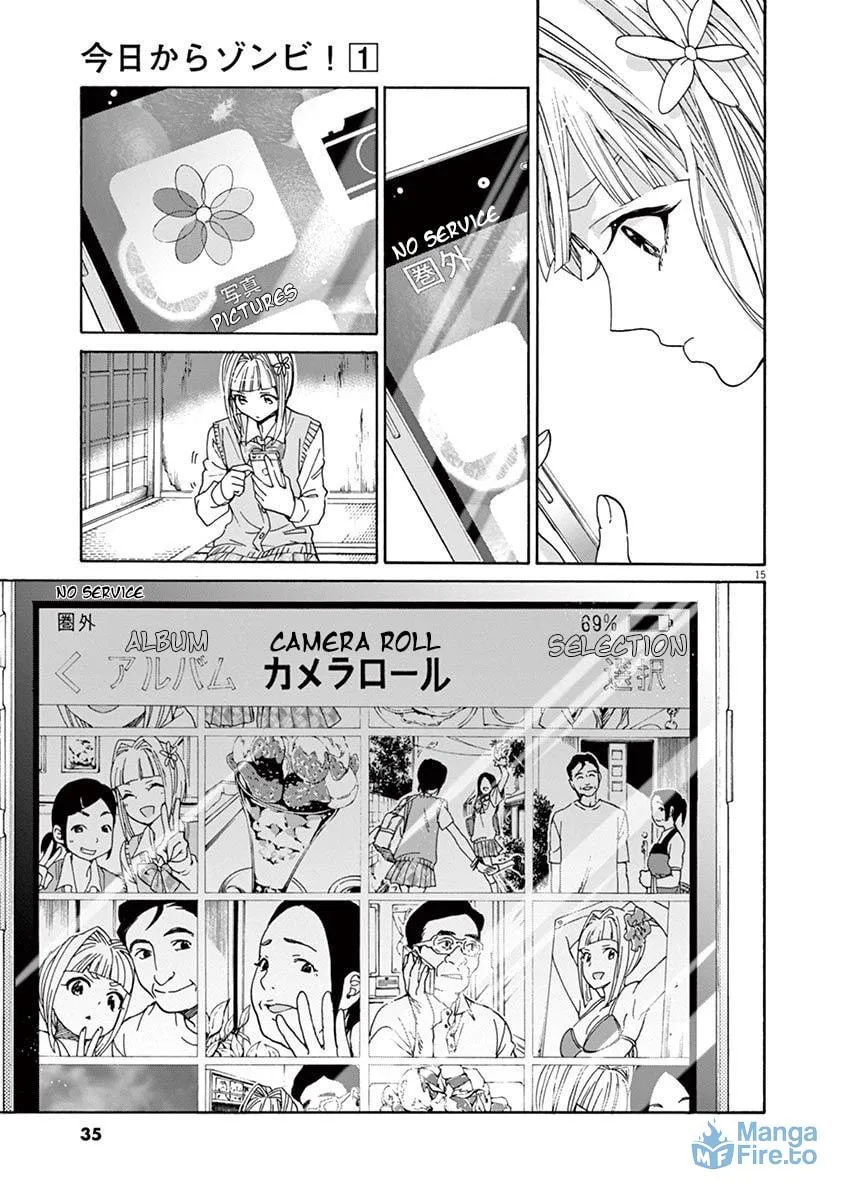 Read Kyou Kara Zombie! chapter 2 image 14 on Lezhin