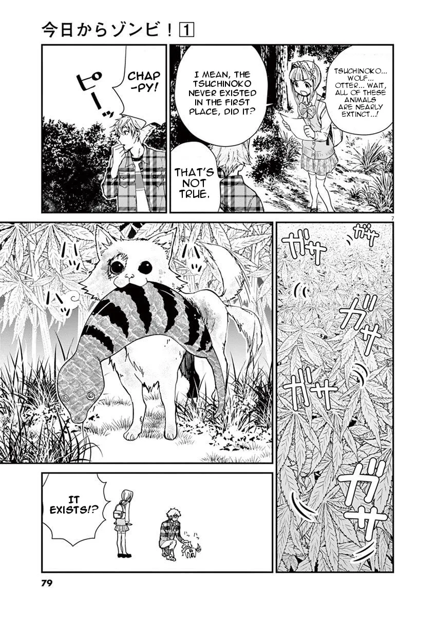 Read Kyou Kara Zombie! chapter 5 image 6 on Lezhin
