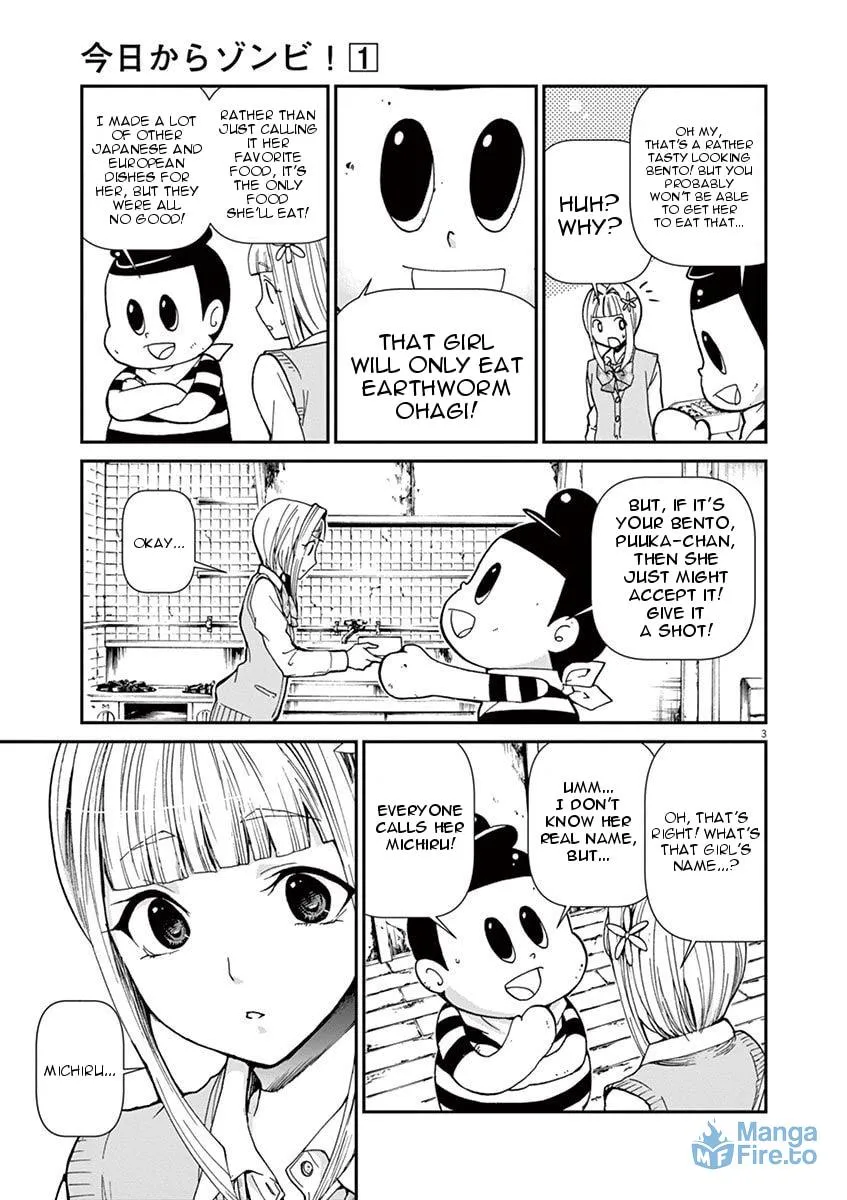 Read Kyou Kara Zombie! chapter 7 image 2 on Lezhin