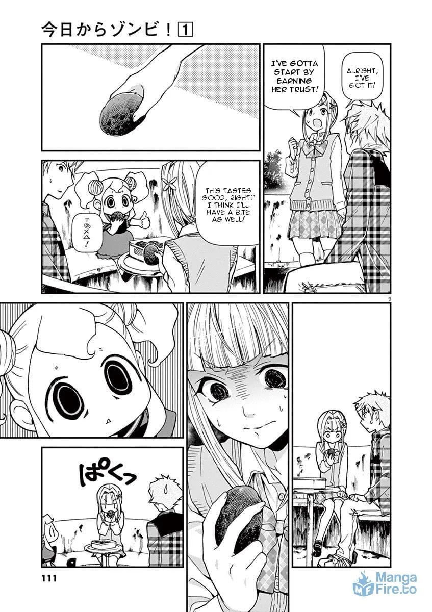 Read Kyou Kara Zombie! chapter 7 image 8 on Lezhin