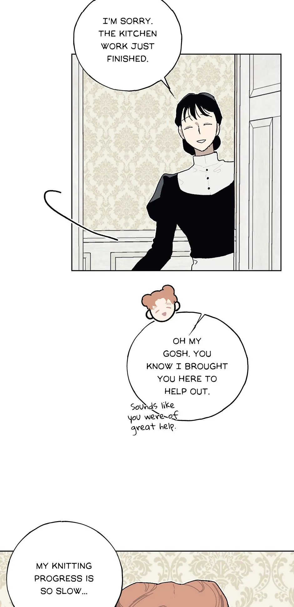 Read Lady Black is depressed chapter 10 image 55 on Lezhin
