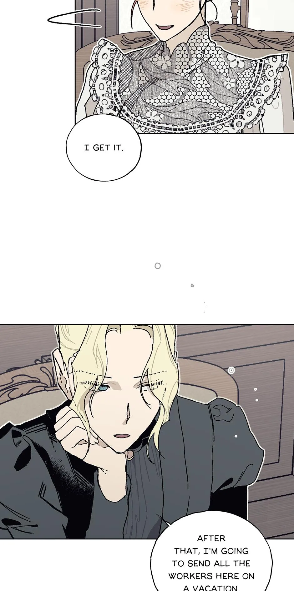 Read Lady Black is depressed chapter 12 image 3 on Lezhin