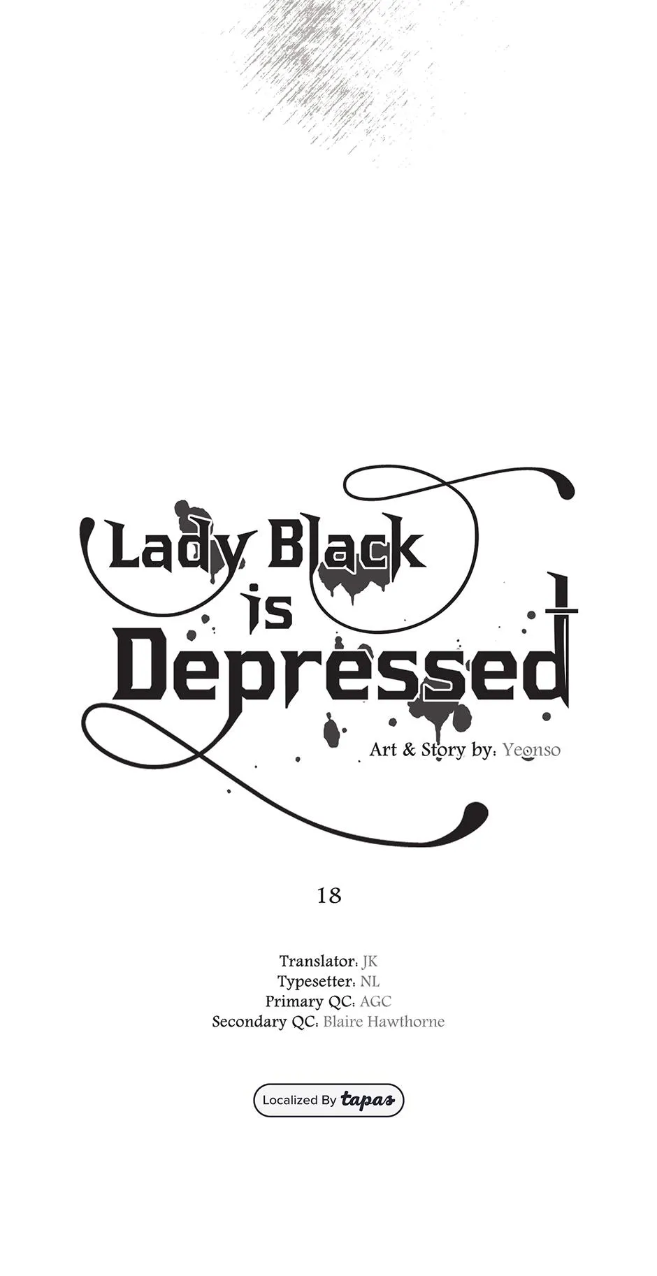 Read Lady Black is depressed chapter 18 image 5 on Lezhin