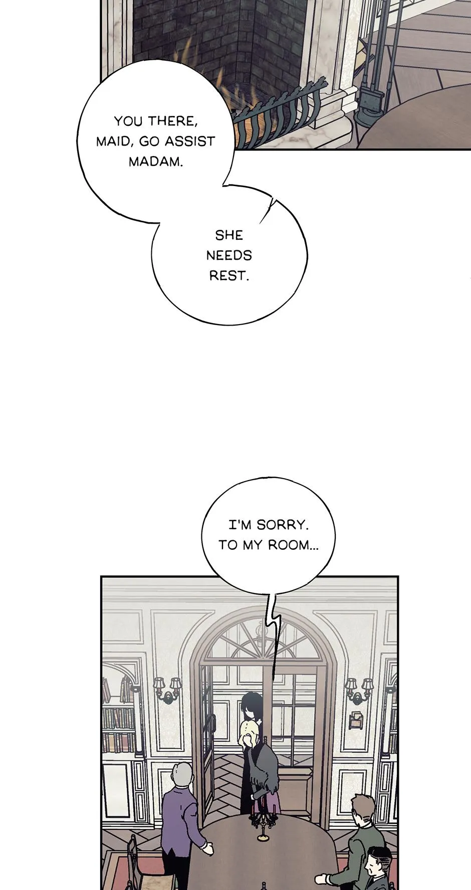 Read Lady Black is depressed chapter 19 image 38 on Lezhin