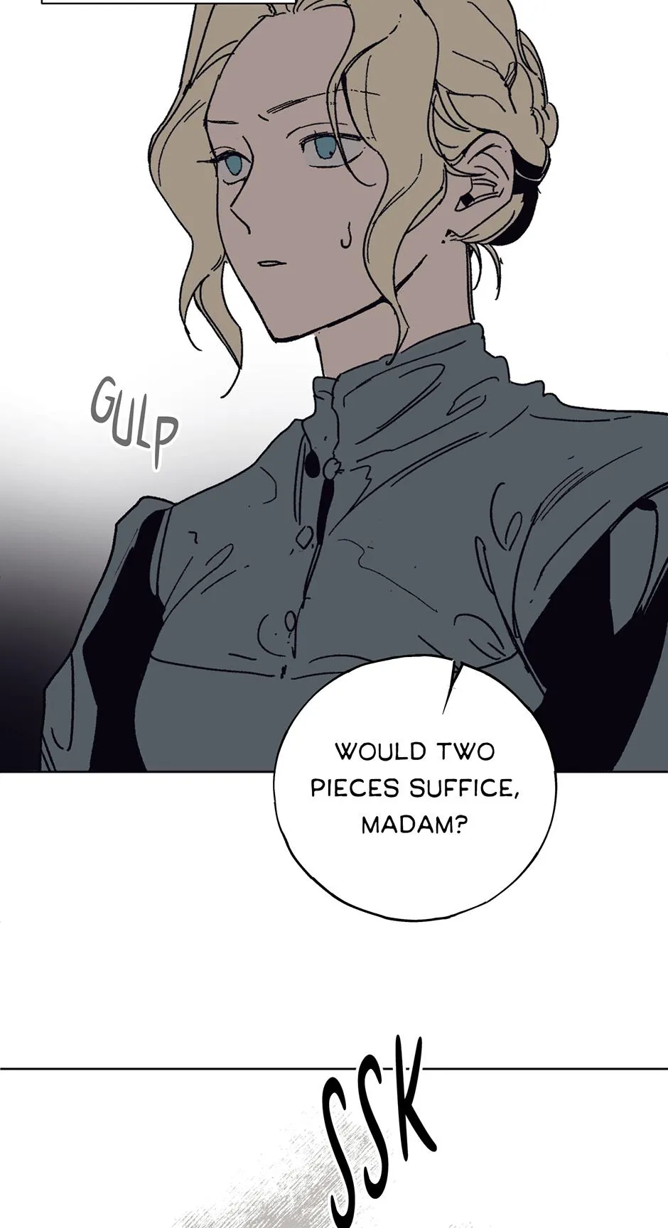 Read Lady Black is depressed chapter 2 image 3 on Lezhin
