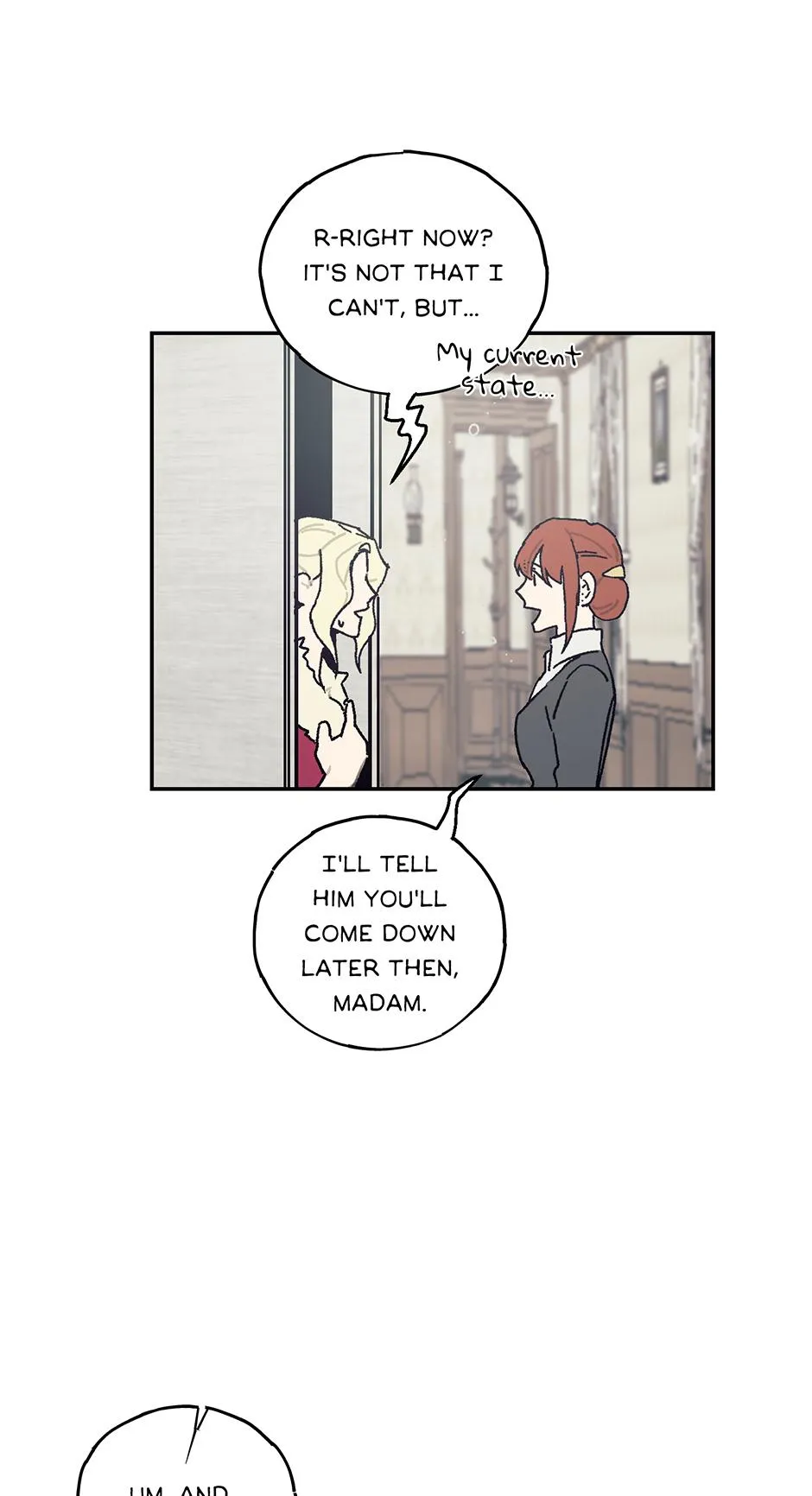 Read Lady Black is depressed chapter 23 image 6 on Lezhin