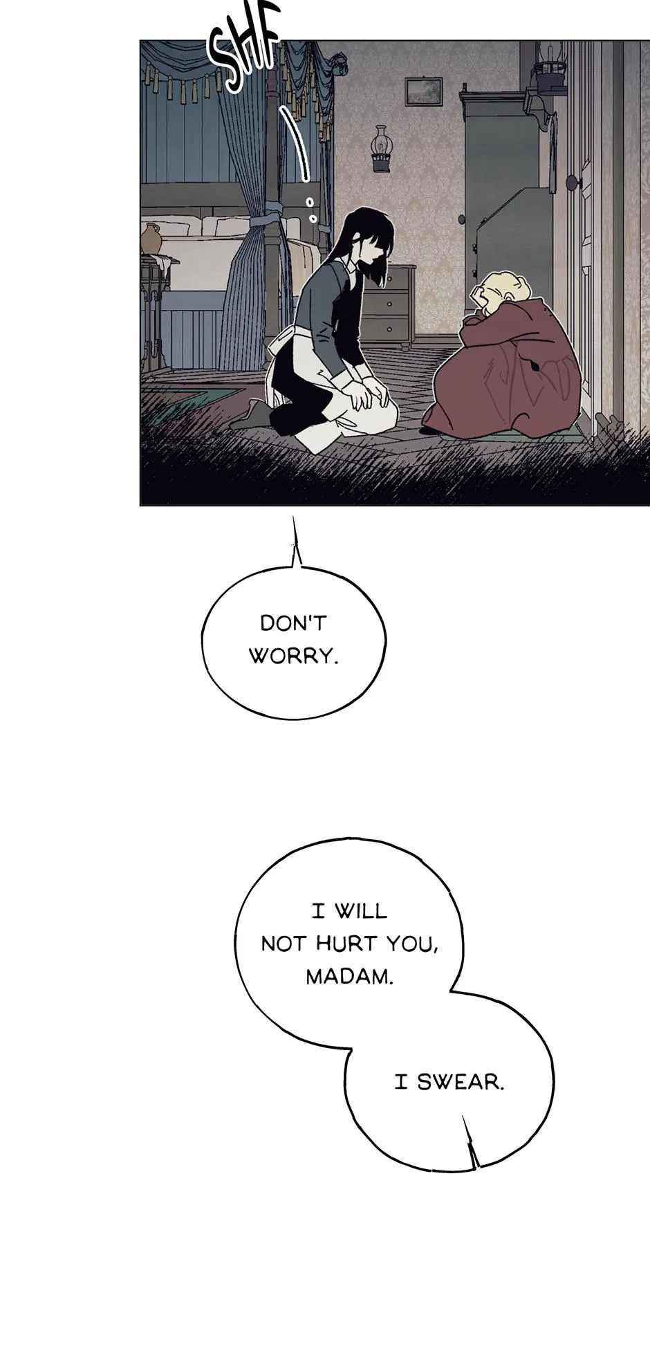Read Lady Black is depressed chapter 4 image 12 on Lezhin