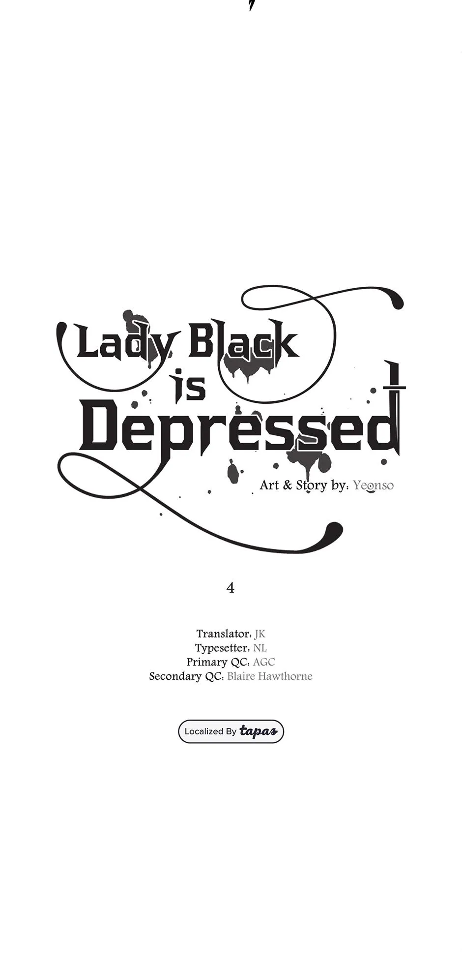 Read Lady Black is depressed chapter 4 image 2 on Lezhin