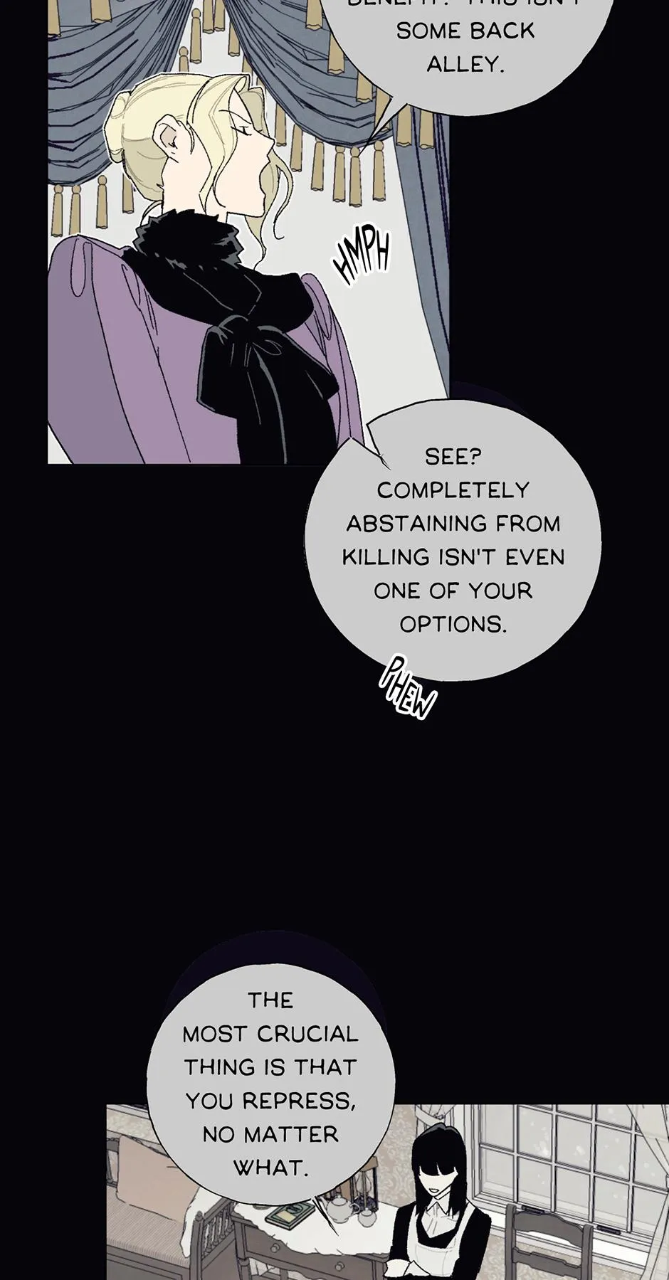 Read Lady Black is depressed chapter 4 image 26 on Lezhin