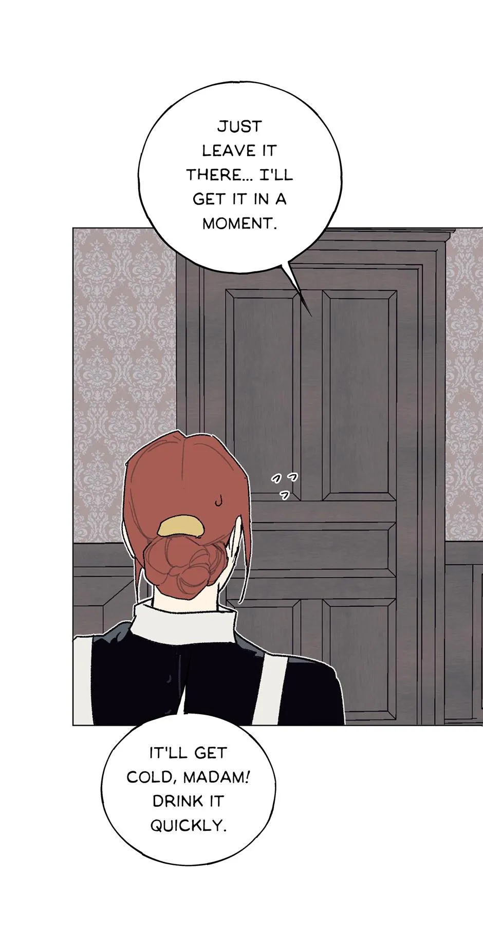 Read Lady Black is depressed chapter 4 image 4 on Lezhin