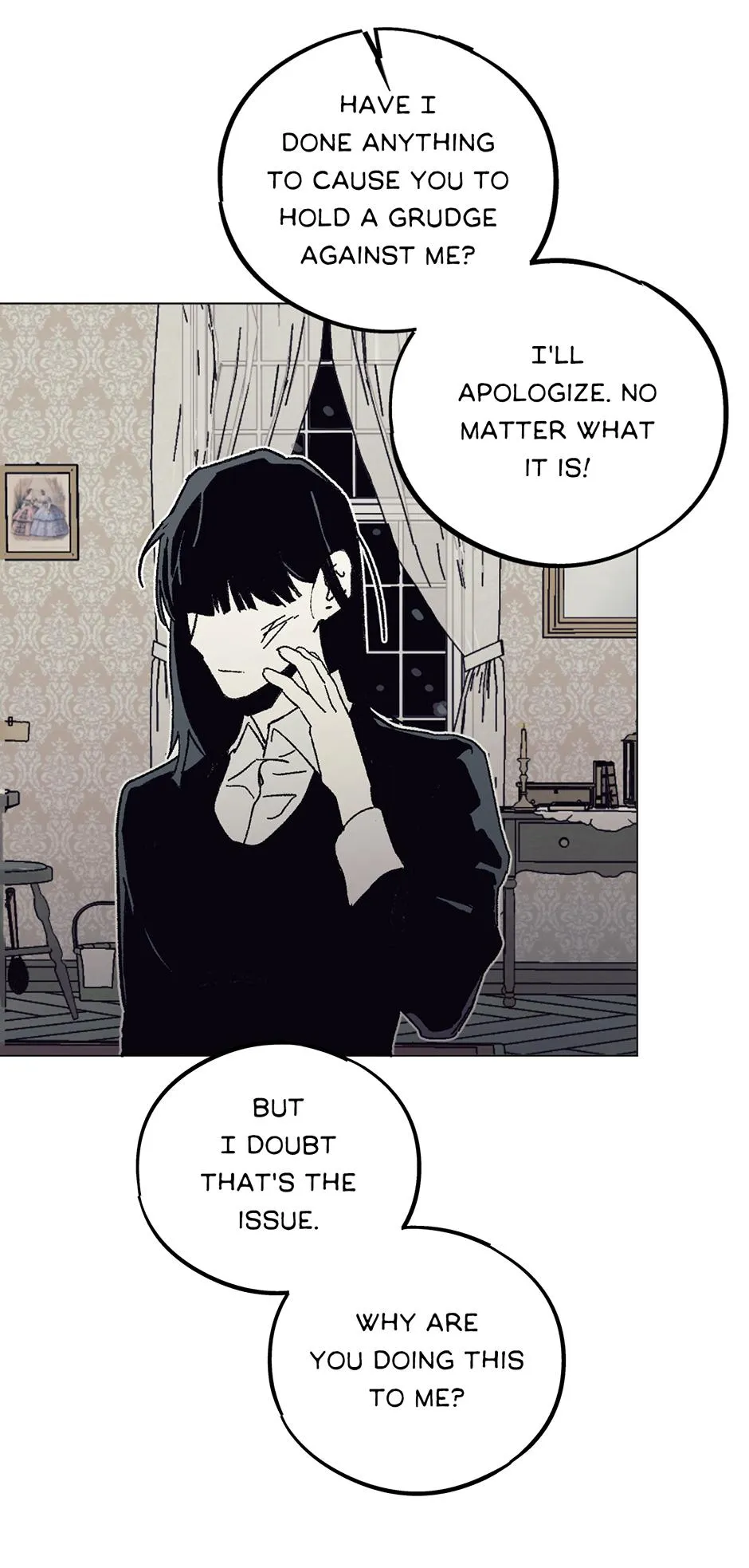 Read Lady Black is depressed chapter 4 image 8 on Lezhin