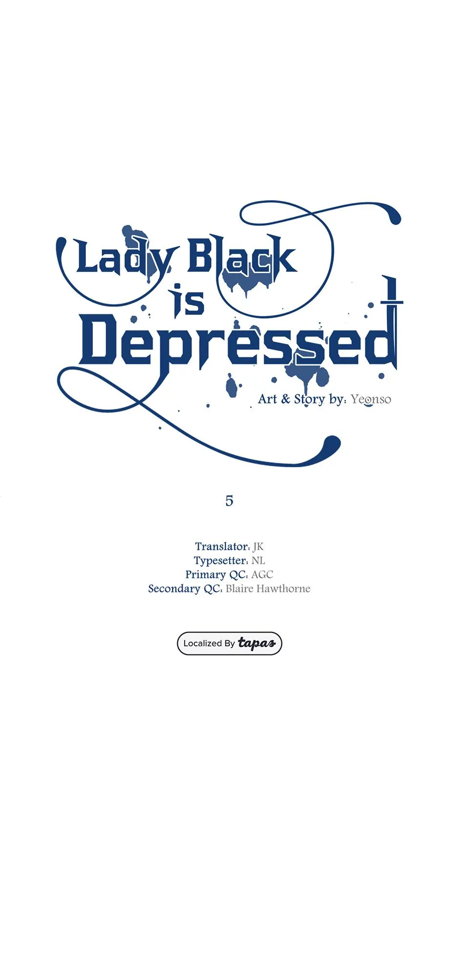 Read Lady Black is depressed chapter 5 image 6 on Lezhin