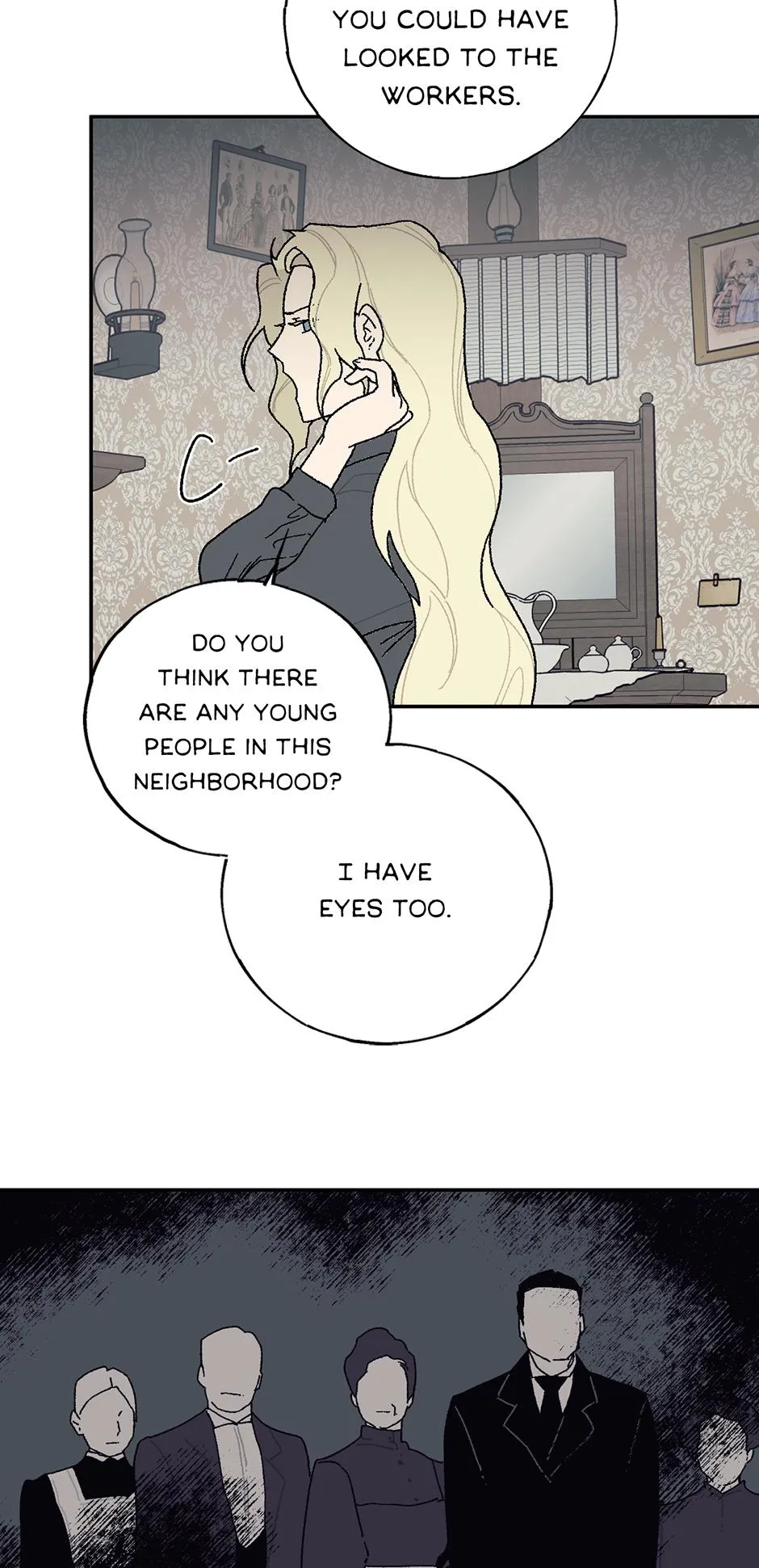 Read Lady Black is depressed chapter 7 image 20 on Lezhin