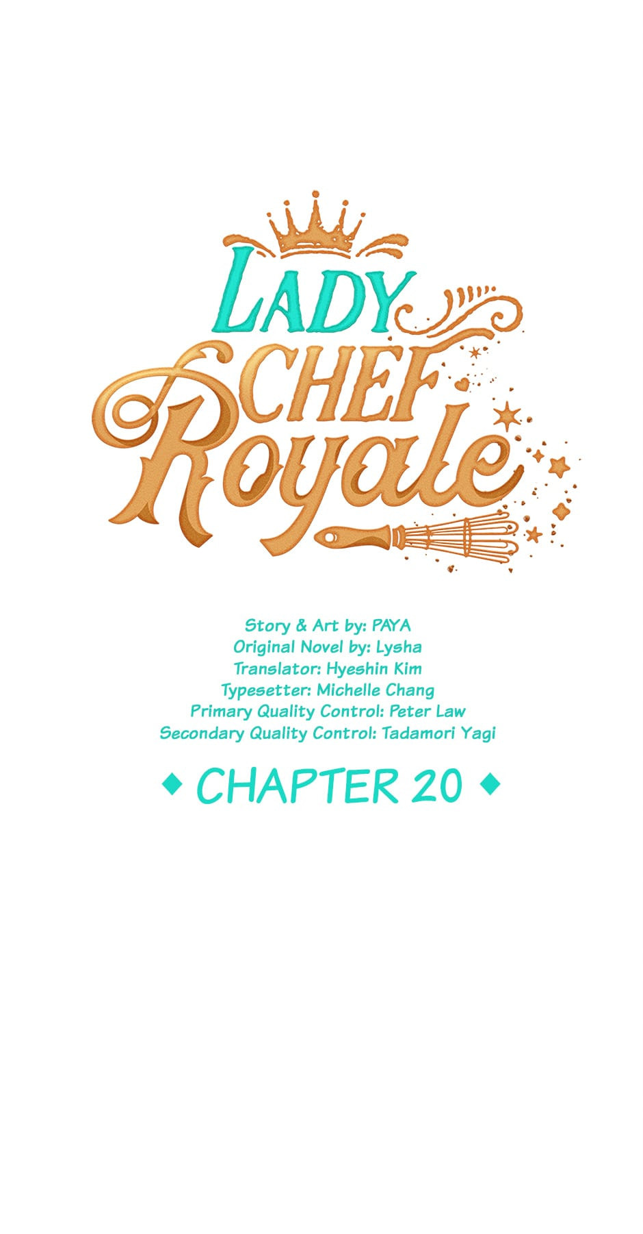 Read Lady Chef Royale chapter 20 image 0 on Lezhin
