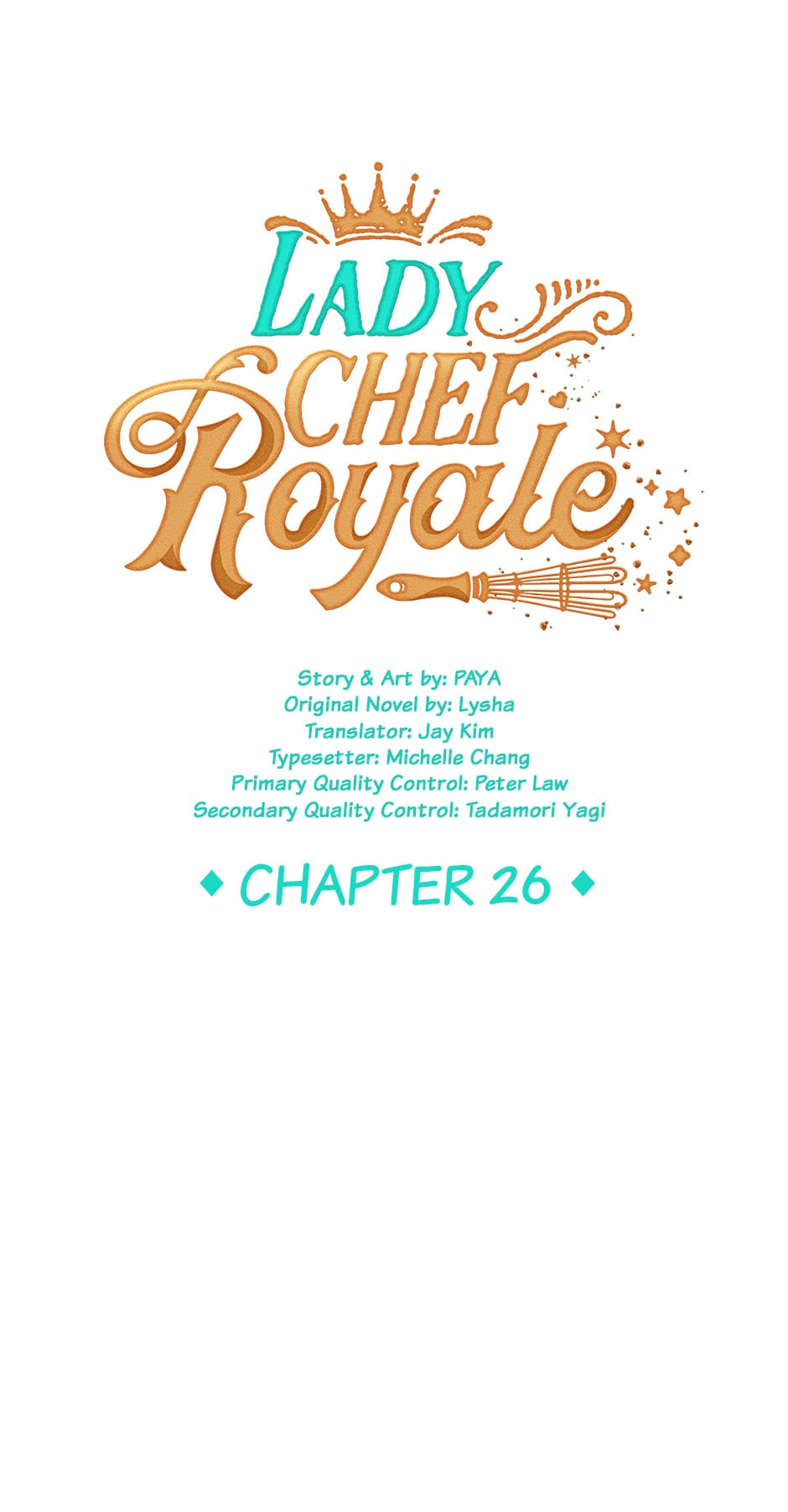 Read Lady Chef Royale chapter 26 image 0 on Lezhin