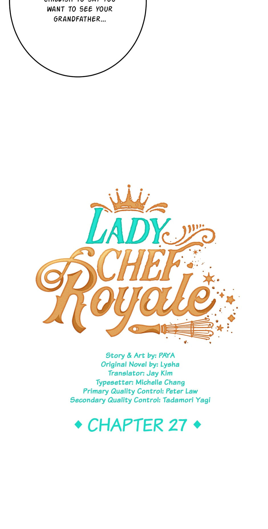 Read Lady Chef Royale chapter 27 image 3 on Lezhin