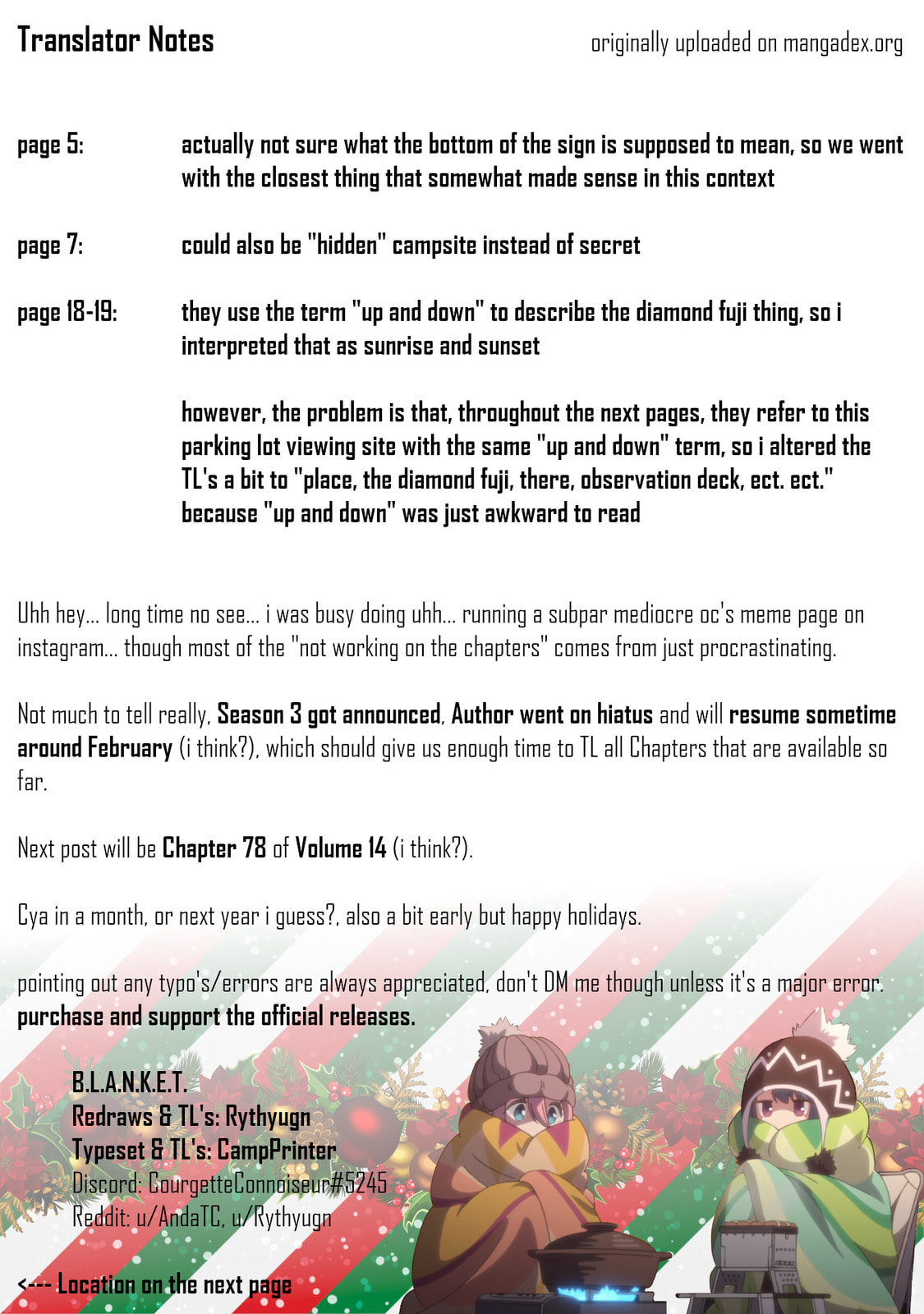 Read Laid-Back Camp chapter 0 image 23 on Lezhin