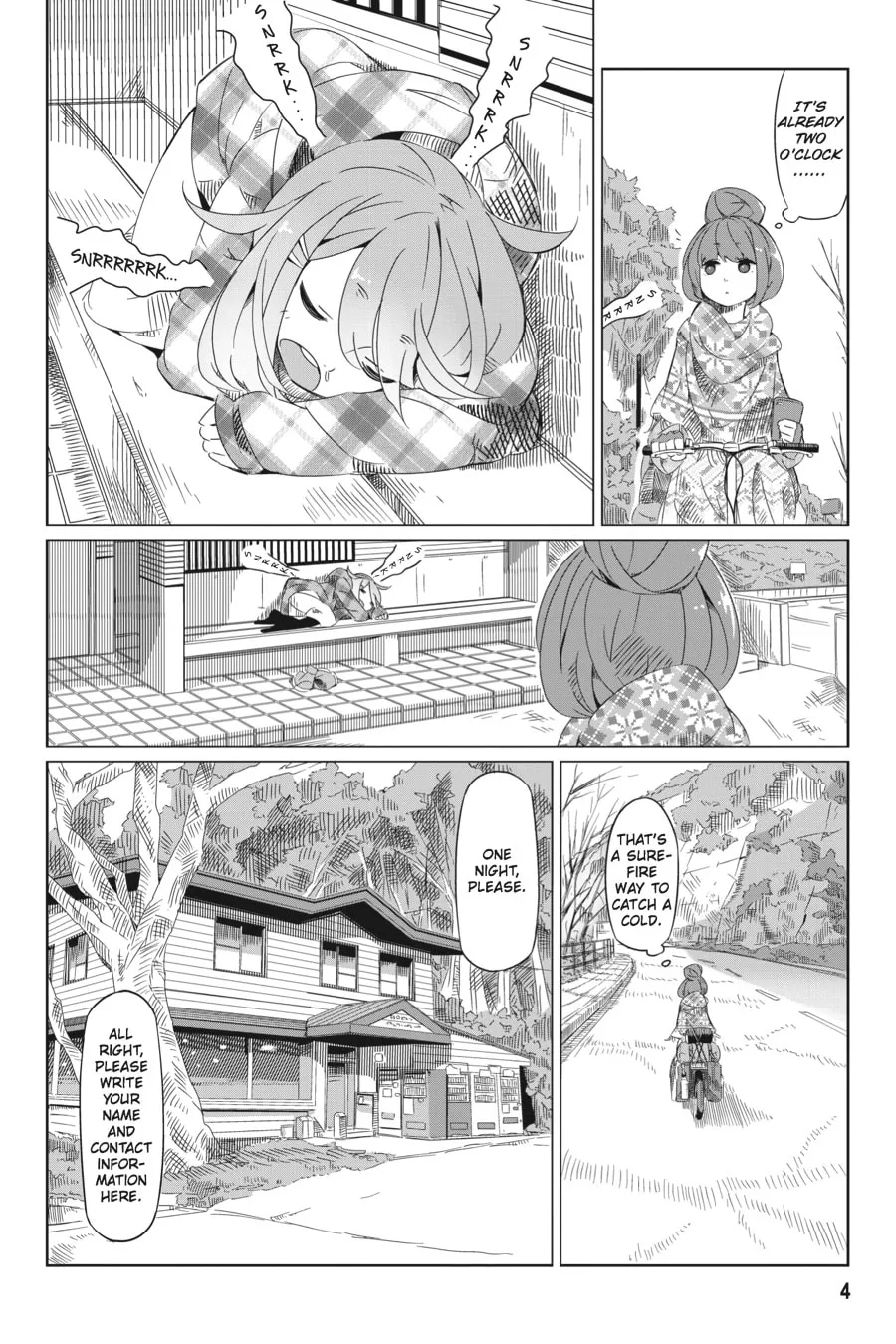 Read Laid-Back Camp chapter 1 image 1 on Lezhin