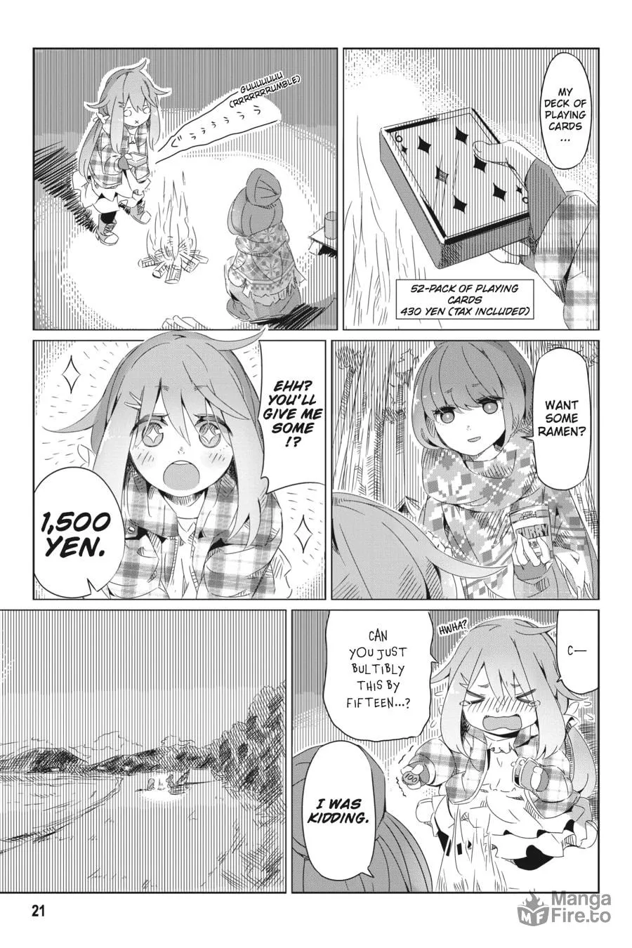 Read Laid-Back Camp chapter 1 image 17 on Lezhin