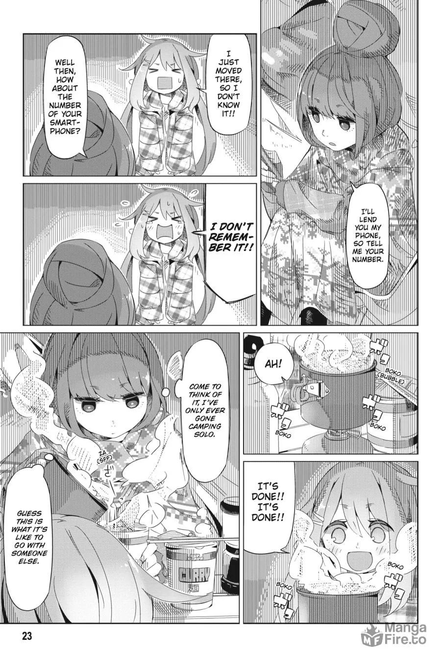 Read Laid-Back Camp chapter 1 image 19 on Lezhin
