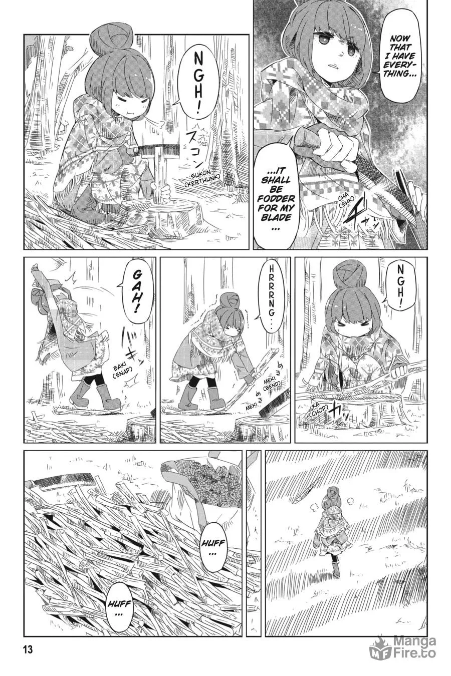 Read Laid-Back Camp chapter 1 image 9 on Lezhin